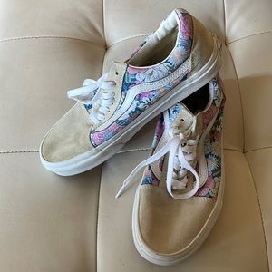 💋Flowers worn styles Vans💋